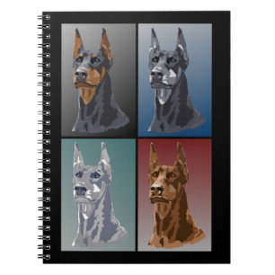 Cuaderno Colores del Doberman