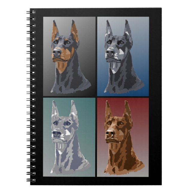 Cuaderno Colores del Doberman (Frente)