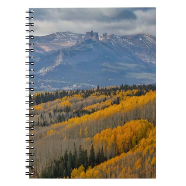 Cuaderno Colores otoñales en los bosques de Aspen (Frente)