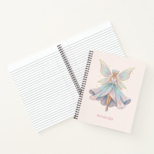 Cuaderno Colores pastel del ángel mágico hada