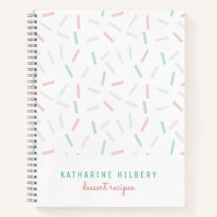 Cuaderno Colores pasteles Sprinkles White