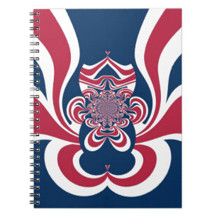 Cuaderno Colores unidos: Colorido patrón global