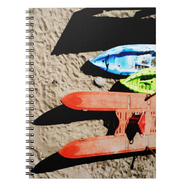 Cuaderno colores y sombras en la playa (Frente)