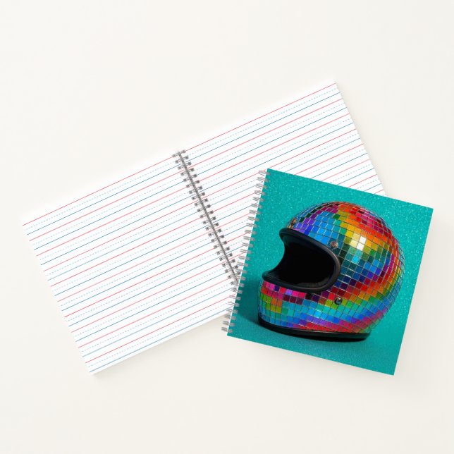 Cuaderno Colorful bike helmet notebook (Interior)