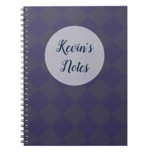 Cuaderno Colorful Checkers - Hues of Blues