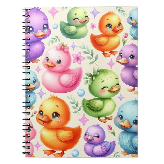 Cuaderno Colorful Ducklings (Frente)