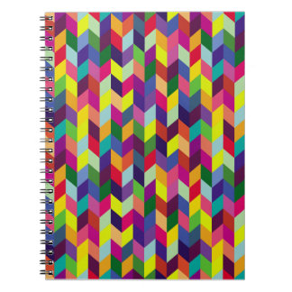 Cuaderno Colorful Geometric Pattern Design – Modern Stylish