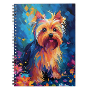 Cuaderno Colorful Yorkshire Terrier