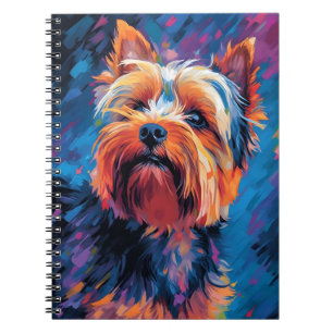 Cuaderno Colorful Yorkshire Terrier