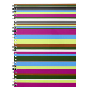 Cuaderno Colorida banda de diseño personalizada