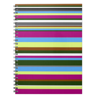 Cuaderno Colorida banda de diseño personalizada