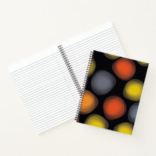 Cuaderno Colorida, fresca, moderna y moderna abstracción de