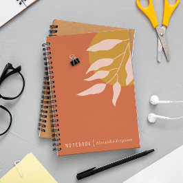 Cuaderno Colorida Moda Boho Sunset Botanalized Personalizad