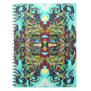Cuaderno Colorida obra de graffiti
