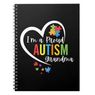 Cuaderno Colorida soy una orgullosa abuela que ama el autis