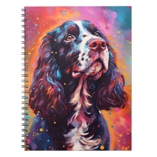 Cuaderno Colorida Springer Spaniel inglesa