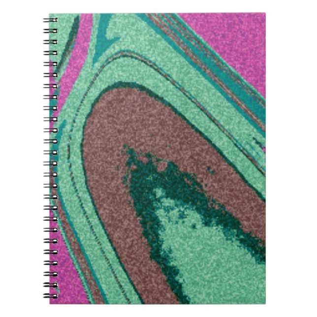 Cuaderno Colorida textura de mármol (Frente)