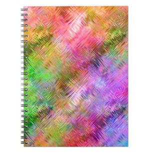 Cuaderno Colorida textura de vidrio opal