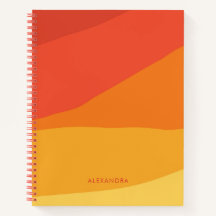 Coloridas bandas de Naranja solar geométricas retr