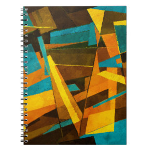 Cuaderno Coloridas franjas abstractas: pintar textura