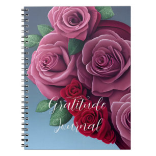 Cuaderno Coloridas Rosas florales Heart Journal
