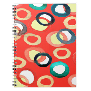 Cuaderno Colorido acuarela sin costuras