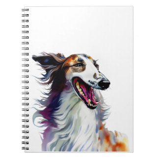 Cuaderno Colorido arte burgués | Arte vibrante de Greyhound