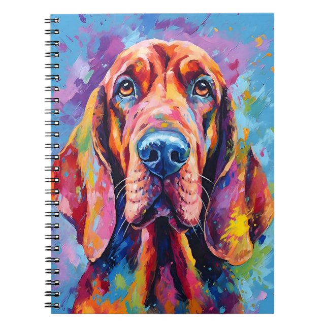 Cuaderno Colorido Bloodhound (Frente)