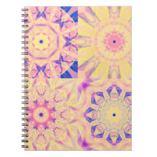 Cuaderno Colorido conjunto de color de fondo abstracto kale