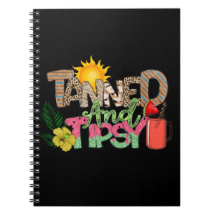 Cuaderno Colorido curtido y tipsy Vibes de verano