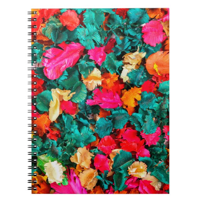 Cuaderno Colorido de flor seca spotpourri,aroma,aromaterapi (Frente)