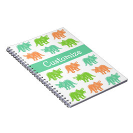 Cuaderno colorido del personalizable de la