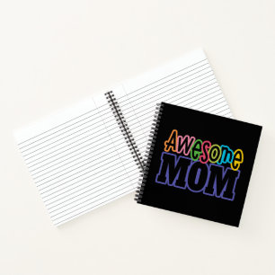 Cuaderno Colorido e impresionante Día de la Madre Portá