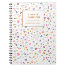 Colorido Floral Bonito Femenino Personalizado