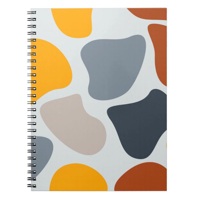 Cuaderno Colorido, fresco, moderno y geométrico (Frente)