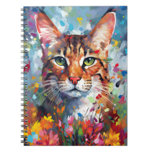 Cuaderno Colorido gato de Savannah