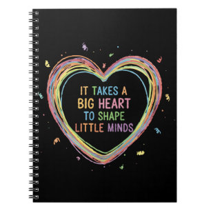 Cuaderno Colorido 'Grandes Corazones Mentes Pequeñas' Aprec