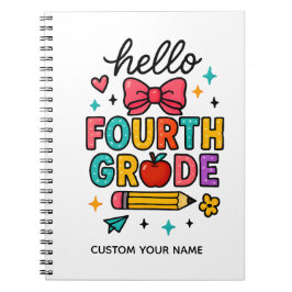 Cuaderno Colorido Hola Cuarto Grado