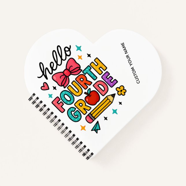 Cuaderno Colorido Hola Cuarto Grado (Anverso)