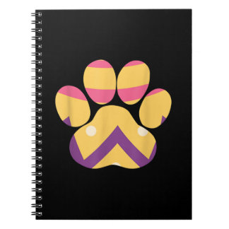 Cuaderno Colorido Huevo Pascua Pascua Gracioso Perro Gato A