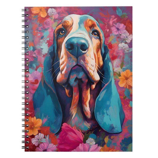 Cuaderno Colorido manto de Basset (Frente)
