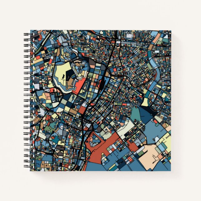Cuaderno Colorido mapa de Tokio (Anverso)
