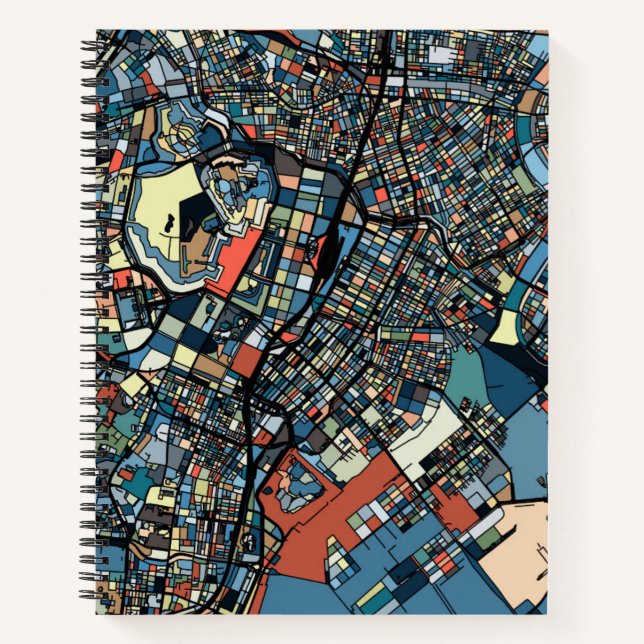 Cuaderno Colorido mapa de Tokio (Anverso)