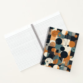 Cuaderno Colorido Moderno Abstracto