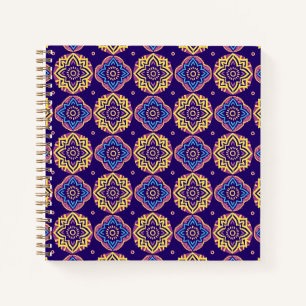 Cuaderno Colorido patrón de Mandala de Moda Boho