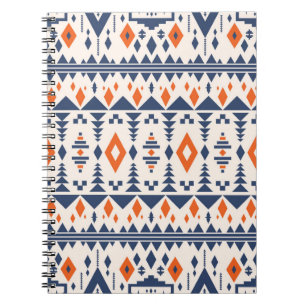 Cuaderno Colorido patrón étnico tribal sin fisuras