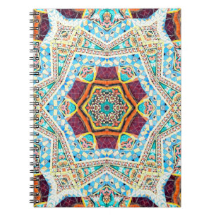 Cuaderno Colorido patrón étnico tribal sin fisuras