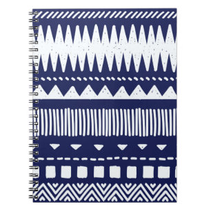 Cuaderno Colorido patrón étnico tribal sin fisuras