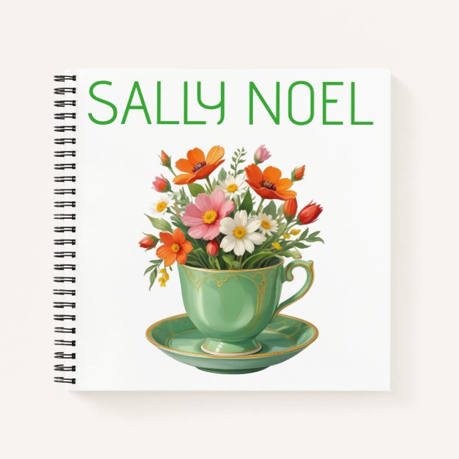 Cuaderno colorido personalizado (Anverso)