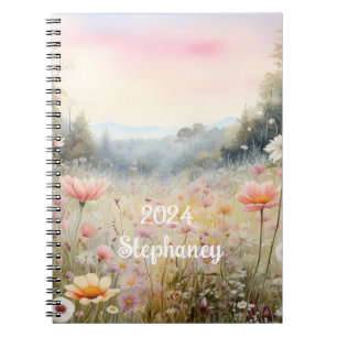 Cuaderno Colorido prado de primavera